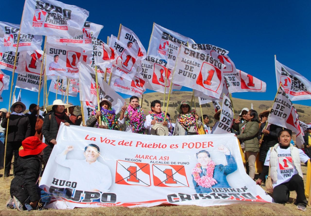 Hugo Supo trabajando